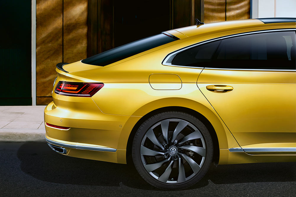 volkswagen arteon heck beauty